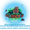 SKYBLOCK SETUP 1.18.1 RESOURCE PACK, MINE, WARZONE, CRATES, ISLANDS, SHOPS, RANKUP.