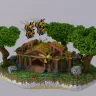 Floating Jungle Bee Spawn [125x175] // TROPICAL // HUB // PORTALS