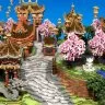 KitMap Spawn - Oriental theme // CHERRY BLOSSOM TREES