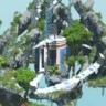 SkyLands Sanctuary - Epic Floating Lobby, 3+ Portal Locations