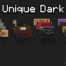Unique Dark - dark menus with contrasting details [1.20.1] [1.19.4] [16x]