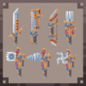 Animated Rocket Power Tools & Weapon Set