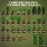 Medieval Furnitures Fullpack V3 – Flower Pots