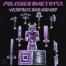 Polished Amethyst armor &amp; weapons